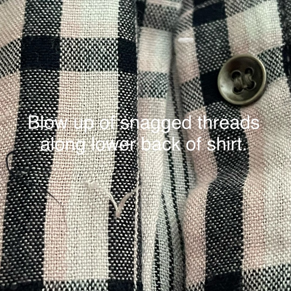 Jane and Delancey Plaid Button Up Shirt Size XL - Picture 15 of 16
